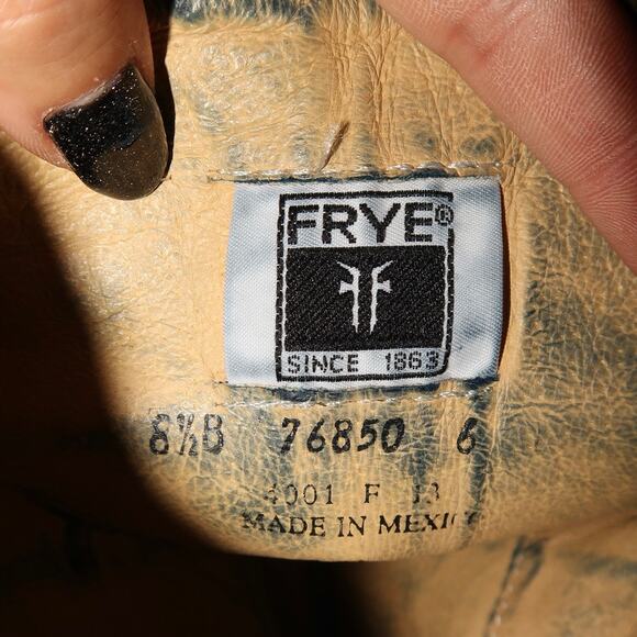 Frye Women's Phillip Harness Tall Brown Leather Boots Size 8.5 - Picture 8 of 8